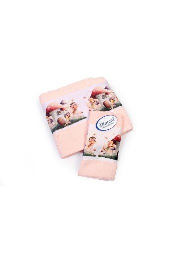 Πετσέτα Σετ 2 τεμ Με Ψηφιακή Εκτύπωση bebe Fairies 330 30X50,70X140 Pink 100% Cotton Πετσέτα Σετ 2 τεμ Με Ψηφιακή Εκτύπωση bebe Fairies 330 30X50,70X140 Pink 100% Cotton