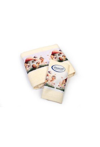 Πετσέτα Σετ 2 τεμ Με Ψηφιακή Εκτύπωση bebe Fairies 332 30X50,70X140 Ecru 100% Cotton Πετσέτα Σετ 2 τεμ Με Ψηφιακή Εκτύπωση bebe Fairies 332 30X50,70X140 Ecru 100% Cotton