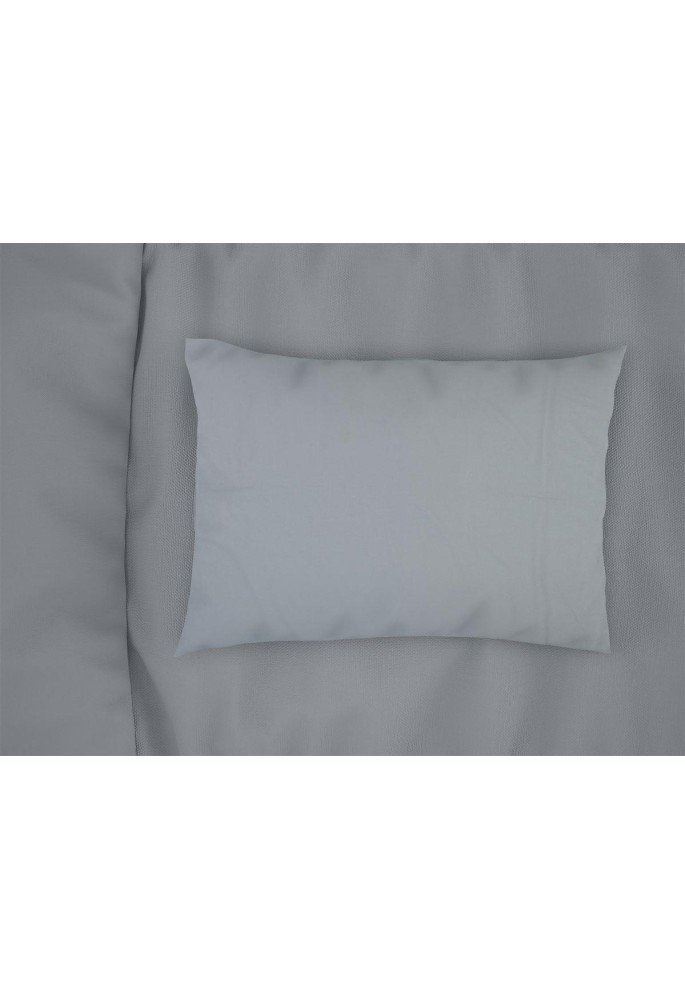 Μαξιλαροθήκη bebe Solid 505 35X45 Light Blue-Grey 100% Cotton Μαξιλαροθήκη bebe Solid 505 35X45 Light Blue-Grey 100% Cotton