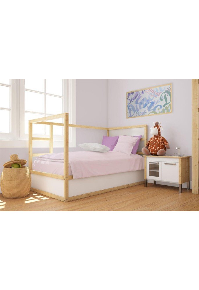 Παπλωματοθήκη bebe Solid 506 120X160 Light Purple 100% Cotton