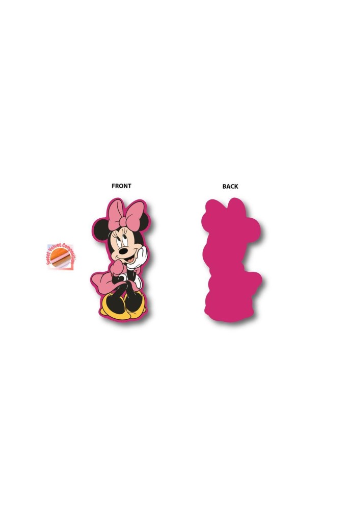 Mini Μαξιλάρι 3D Disney Home Minnie 454 15 cm Fuchsia 100% Velboa Mini Μαξιλάρι 3D Disney Home Minnie 454 15 cm Fuchsia 100% Velboa