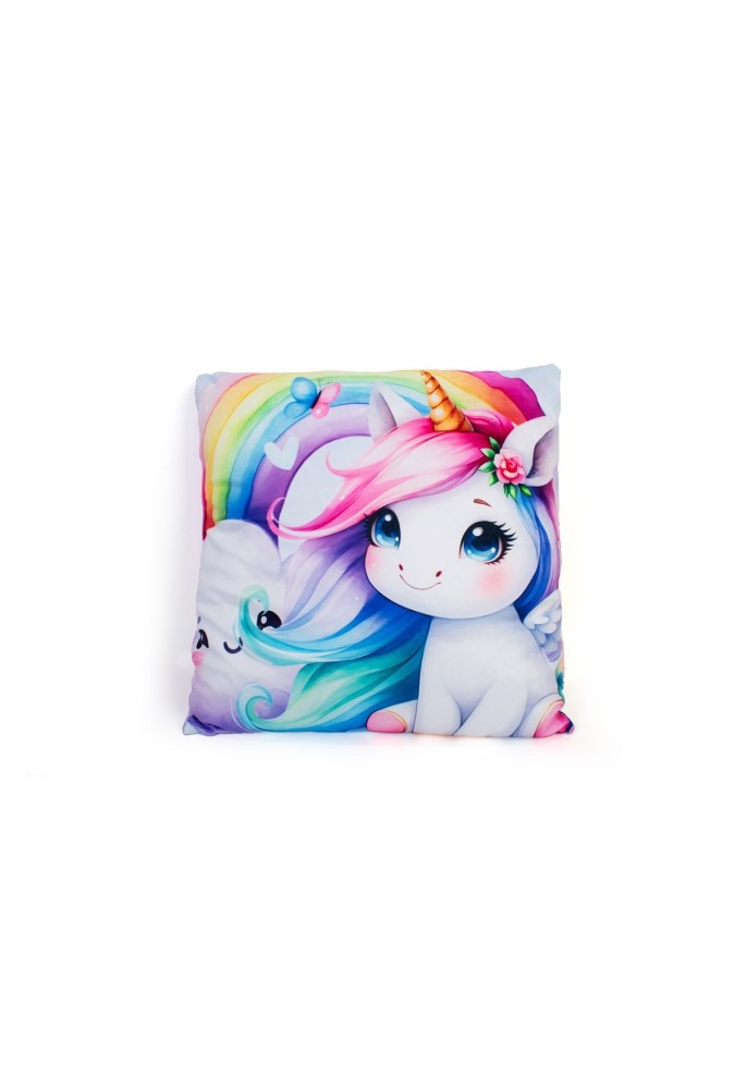 Βελούδινο Μαξιλάρι Unicorn 10 38X38 Pink 100% Velboa Βελούδινο Μαξιλάρι Unicorn 10 38X38 Pink 100% Velboa