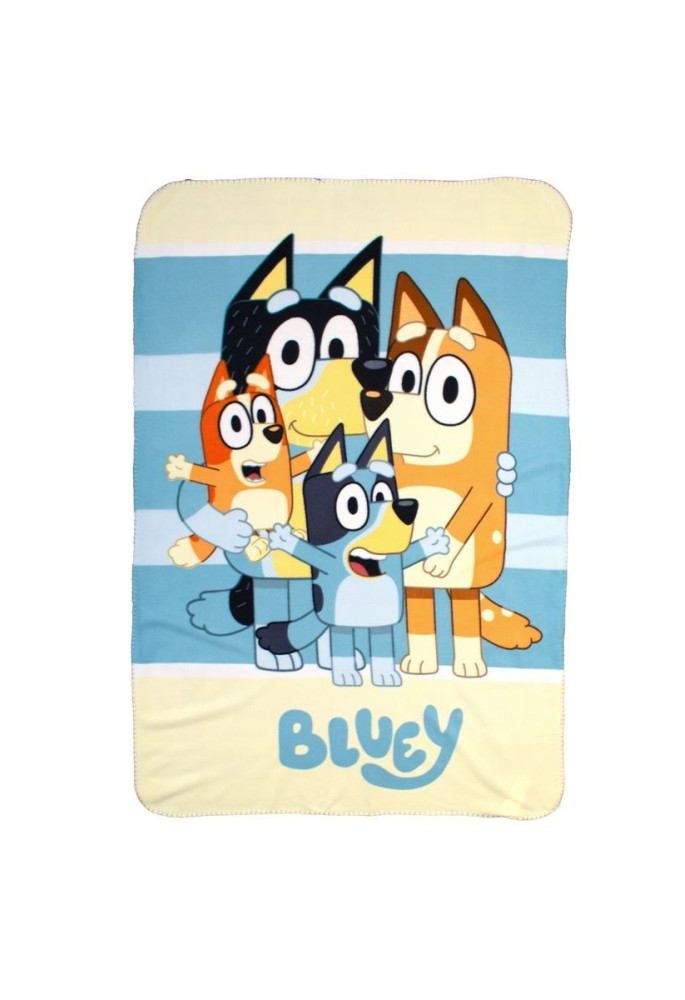 Κουβέρτα Fleece BBC Studios Bluey 55 100X140 Blue 100% Polyester Κουβέρτα Fleece BBC Studios Bluey 55 100X140 Blue 100% Polyester