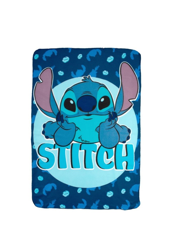 Κουβέρτα Fleece Disney Home Stitch 18 100X140 Blue 100% Polyester Κουβέρτα Fleece Disney Home Stitch 18 100X140 Blue 100% Polyester
