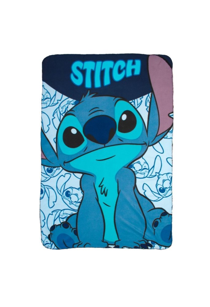 Κουβέρτα Fleece Disney Home Stitch 70 100X140 Sky Blue 100% Polyester