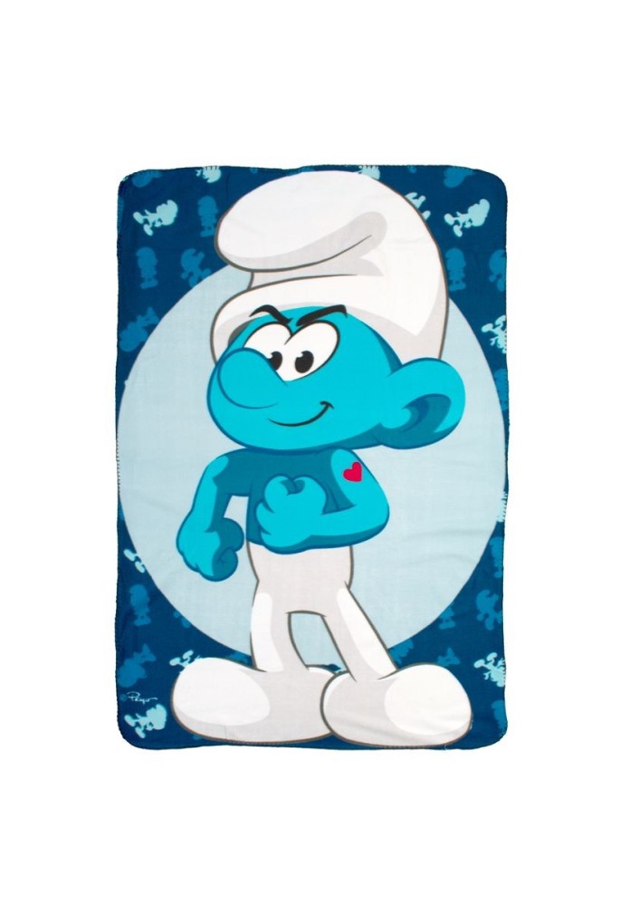 Κουβέρτα Fleece Peyo Smurfs 11 100X140 Blue 100% Polyester