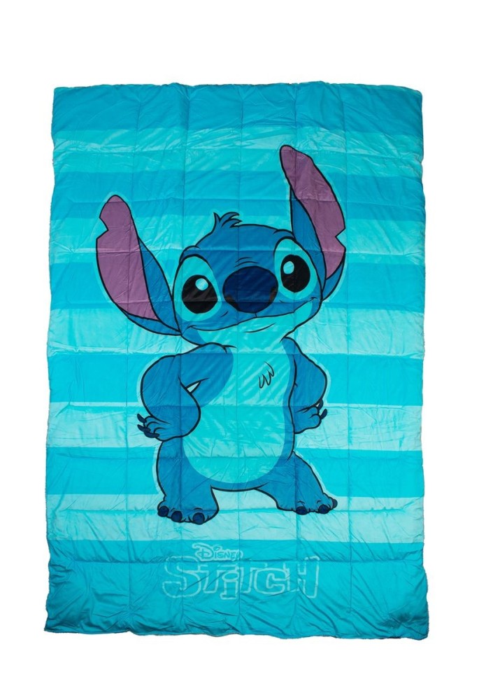 Κουβερτοπάπλωμα Flannel-Sherpa Disney Home Lilo & Stitch 14 160X250 Sky Blue 100% Polyester Κουβερτοπάπλωμα Flannel-Sherpa Disney Home Lilo & Stitch 14 160X250 Sky Blue 100% Polyester