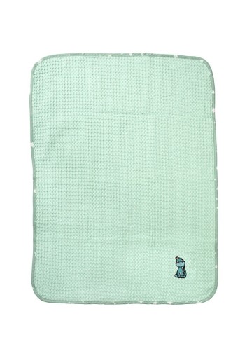 Κουβέρτα Πικέ Με Κέντημα bebe Dinosaur 182 80X110 Mint 100% Cotton Κουβέρτα Πικέ Με Κέντημα bebe Dinosaur 182 80X110 Mint 100% Cotton