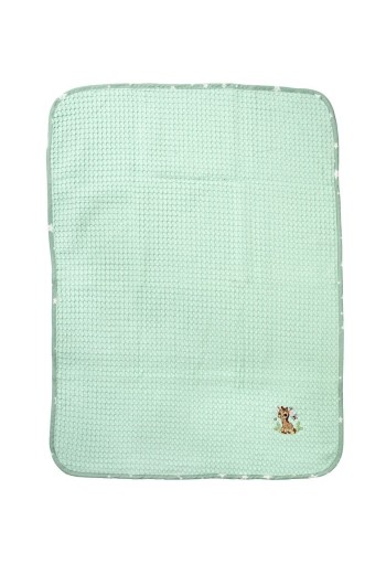 Κουβέρτα Πικέ Με Κέντημα bebe Giraffe 174 80X110 Mint 100% Cotton Κουβέρτα Πικέ Με Κέντημα bebe Giraffe 174 80X110 Mint 100% Cotton