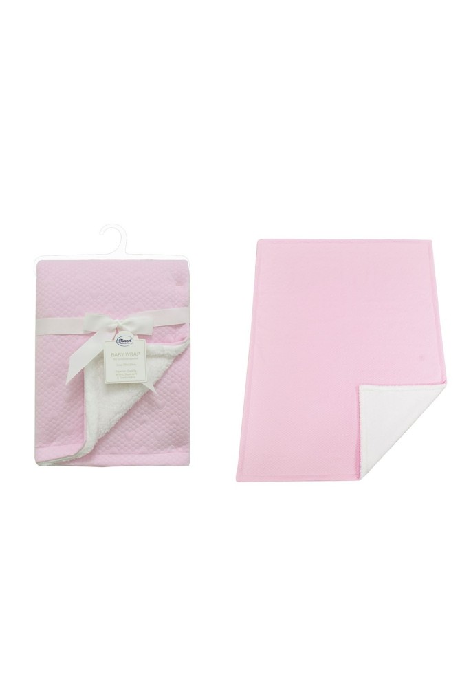 Κουβέρτα Air Layer Jacquard bebe 500 gr/m² Hearts 19 75X100 Pink 100% Polyester Κουβέρτα Air Layer Jacquard bebe 500 gr/m² Hearts 19 75X100 Pink 100% Polyester