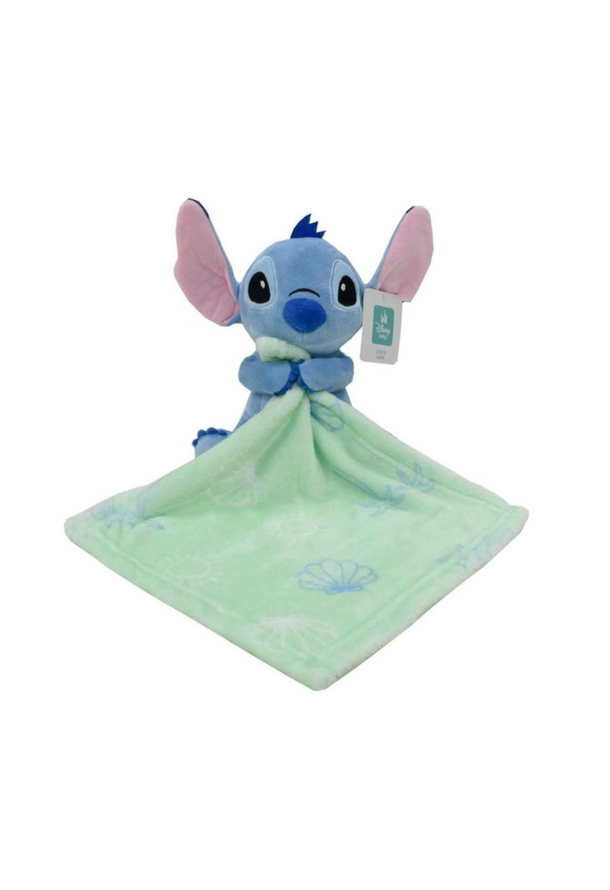 Λούτρινο Disney Home με Πανάκι Παρηγορίας Coral Fleece Εμπριμέ bebe Stitch 35 Ύψος 25 cm Mint Green 100% Polyester Λούτρινο Disney Home με Πανάκι Παρηγορίας Coral Fleece Εμπριμέ bebe Stitch 35 Ύψος 25 cm Mint Green 100% Polyester