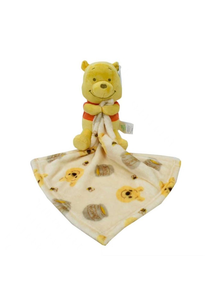 Λούτρινο Disney Home με Πανάκι Παρηγορίας Coral Fleece Εμπριμέ Winnie 38 Ύψος 25 cm Yellow 100% Polyester Λούτρινο Disney Home με Πανάκι Παρηγορίας Coral Fleece Εμπριμέ Winnie 38 Ύψος 25 cm Yellow 100% Polyester