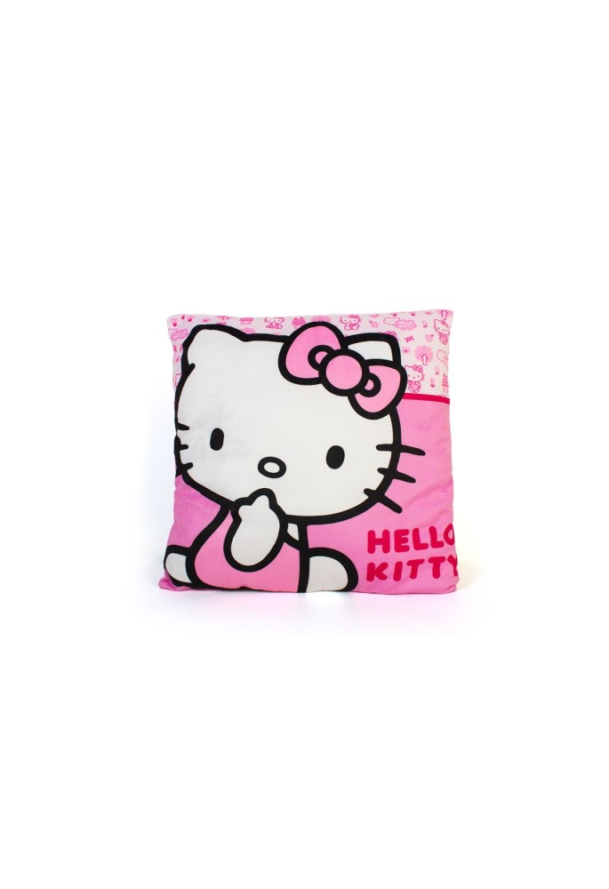 Βελούδινο Μαξιλάρι Sanrio Hello Kitty 304 38X38 Pink 100% Velboa Βελούδινο Μαξιλάρι Sanrio Hello Kitty 304 38X38 Pink 100% Velboa