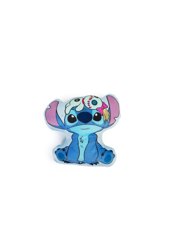 Mini Μαξιλάρι 3D AOP Disney Home Stitch 679 20 cm Sky Blue 100% Velboa