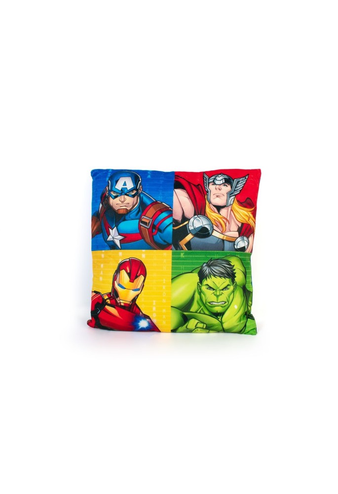 Βελούδινο Μαξιλάρι Marvel Avengers 53 38X38 Blue 100% Velboa Βελούδινο Μαξιλάρι Marvel Avengers 53 38X38 Blue 100% Velboa