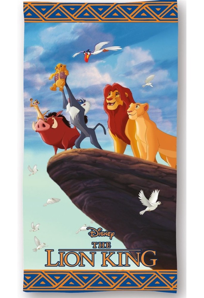 Πετσέτα Θαλάσσης Quick Dry Disney Home Lion King 101 70X140 Sky Blue 100% Microfiber Πετσέτα Θαλάσσης Quick Dry Disney Home Lion King 101 70X140 Sky Blue 100% Microfiber