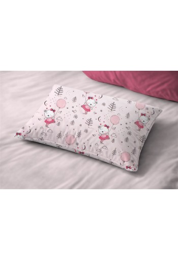 Μαξιλαροθήκη Εμπριμέ kids Ballerina Bear 598 50X70 Pink 100% Cotton Μαξιλαροθήκη Εμπριμέ kids Ballerina Bear 598 50X70 Pink 100% Cotton