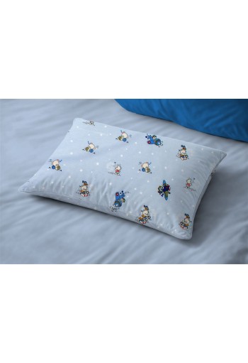 Μαξιλαροθήκη Εμπριμέ kids Bear's Playtime 591 50X70 Sky Blue 100% Cotton Μαξιλαροθήκη Εμπριμέ kids Bear's Playtime 591 50X70 Sky Blue 100% Cotton