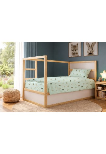 Σεντόνια Εμπριμέ Σετ 2 τεμ kids Bear's Playtime 593 160X240 Mint 100% Cotton Σεντόνια Εμπριμέ Σετ 2 τεμ kids Bear's Playtime 593 160X240 Mint 100% Cotton