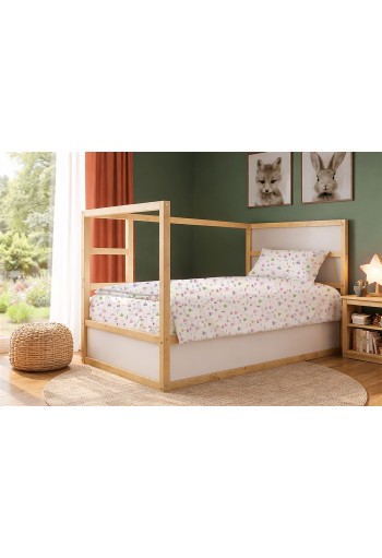 Σεντόνια Εμπριμέ Σετ 2 τεμ kids Whimsical Mountainside 587 160X240 White-Pastel Lilac 100% Cotton Σεντόνια Εμπριμέ Σετ 2 τεμ kids Whimsical Mountainside 587 160X240 White-Pastel Lilac 100% Cotton