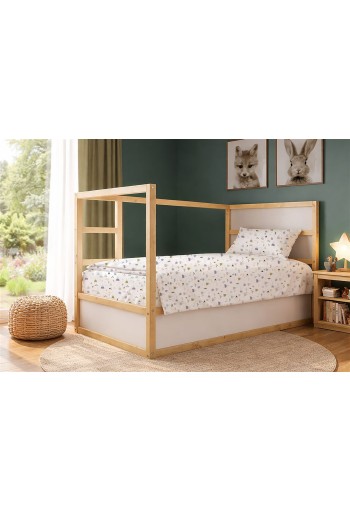 Σεντόνια Εμπριμέ Σετ 2 τεμ kids Whimsical Mountainside 588 160X240 White-Grey 100% Cotton Σεντόνια Εμπριμέ Σετ 2 τεμ kids Whimsical Mountainside 588 160X240 White-Grey 100% Cotton
