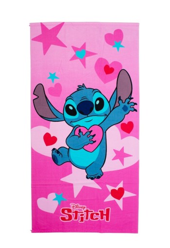 Πετσέτα Θαλάσσης Quick Dry Disney Home Lilo & Stitch 085 70X140 Baby Pink 100% Microfiber Πετσέτα Θαλάσσης Quick Dry Disney Home Lilo & Stitch 085 70X140 Baby Pink 100% Microfiber