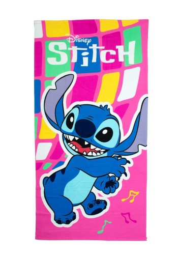 Πετσέτα Θαλάσσης Quick Dry Disney Home Lilo & Stitch 188 70X140 Pink 100% Microfiber Πετσέτα Θαλάσσης Quick Dry Disney Home Lilo & Stitch 188 70X140 Pink 100% Microfiber