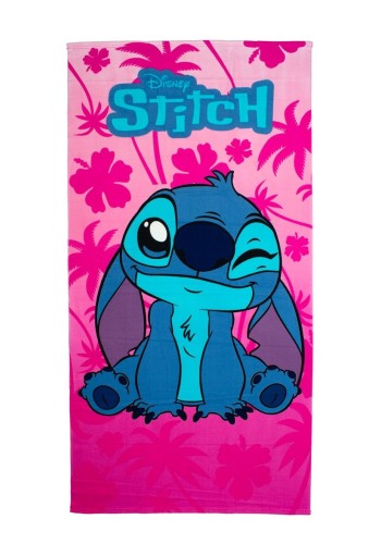 Πετσέτα Θαλάσσης Quick Dry Disney Home Lilo & Stitch 189 70X140 Pink 100% Microfiber Πετσέτα Θαλάσσης Quick Dry Disney Home Lilo & Stitch 189 70X140 Pink 100% Microfiber