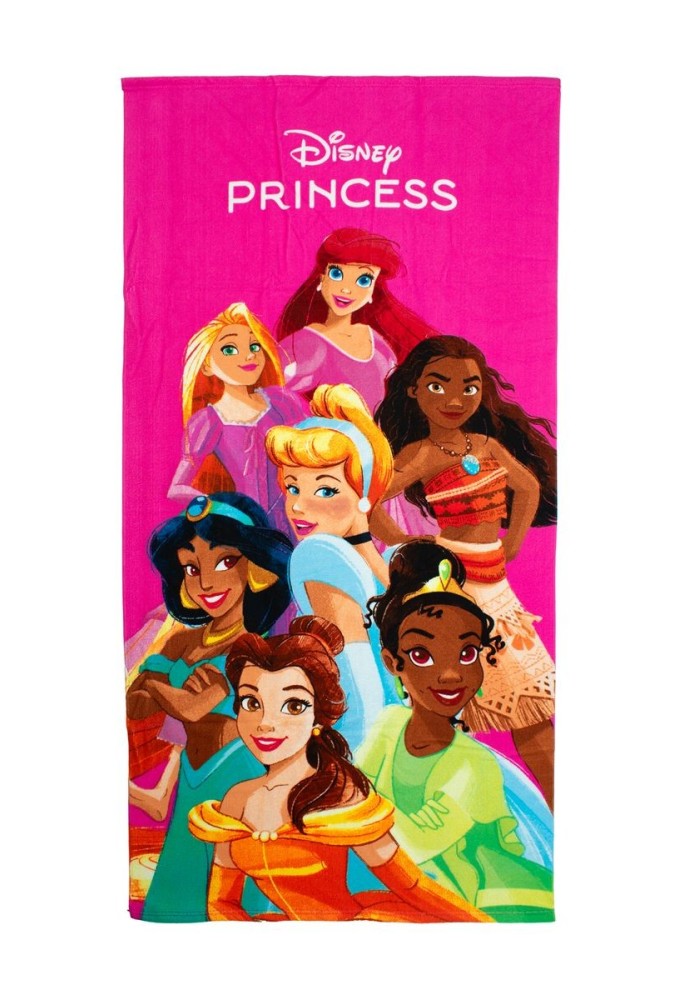 Πετσέτα Θαλάσσης Quick Dry Disney Home Princess 190 70X140 Fuchsia 100% Microfiber Πετσέτα Θαλάσσης Quick Dry Disney Home Princess 190 70X140 Fuchsia 100% Microfiber
