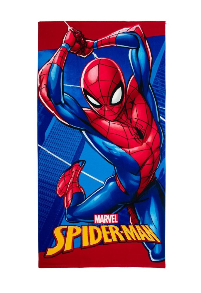 Πετσέτα Θαλάσσης Quick Dry Marvel Spider-Man 184 70X140 Blue 100% Microfiber Πετσέτα Θαλάσσης Quick Dry Marvel Spider-Man 184 70X140 Blue 100% Microfiber