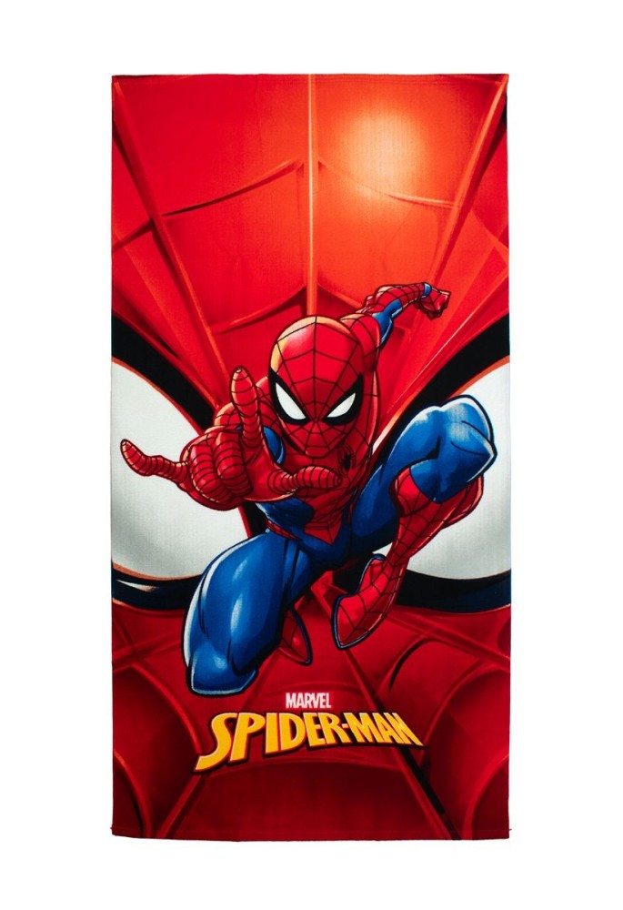 Πετσέτα Θαλάσσης Quick Dry Marvel Spider-Man 669 70X140 Red 100% Microfiber Πετσέτα Θαλάσσης Quick Dry Marvel Spider-Man 669 70X140 Red 100% Microfiber