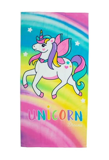 Πετσέτα Θαλάσσης Quick Dry Unicorn 458 70X140 Multi 100% Microfiber Πετσέτα Θαλάσσης Quick Dry Unicorn 458 70X140 Multi 100% Microfiber