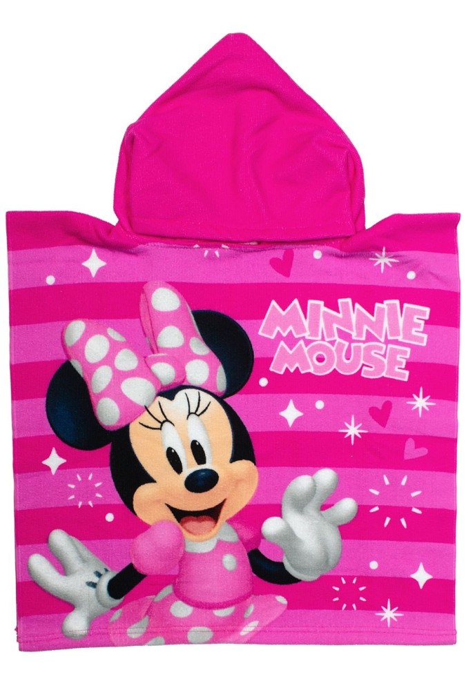 Πόντσο Θαλάσσης Quick Dry Disney Home Minnie 194 50X100 Fuchsia-Pink 100% Microfiber Πόντσο Θαλάσσης Quick Dry Disney Home Minnie 194 50X100 Fuchsia-Pink 100% Microfiber