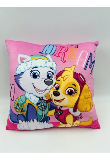 Βελούδινο Μαξιλάρι Nickelodeon Paw Patrol 609 38X38 Pink 100% Velboa Βελούδινο Μαξιλάρι Nickelodeon Paw Patrol 609 38X38 Pink 100% Velboa