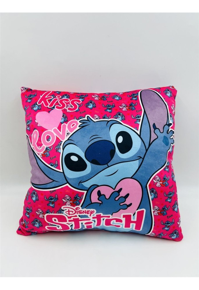 Βελούδινο Μαξιλάρι Disney Home Stitch 610 38X38 Pink-Fuchsia 100% Velboa Βελούδινο Μαξιλάρι Disney Home Stitch 610 38X38 Pink-Fuchsia 100% Velboa