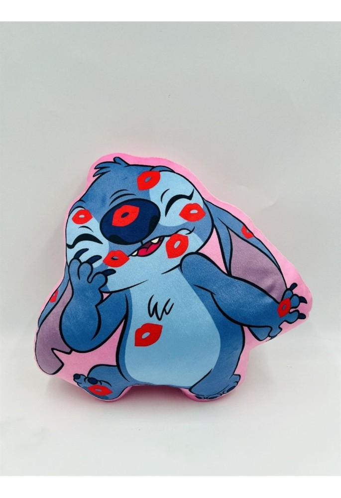 Μαξιλάρι 3D Disney Home Stitch 616 35 cm Pink 100% Velboa Μαξιλάρι 3D Disney Home Stitch 616 35 cm Pink 100% Velboa