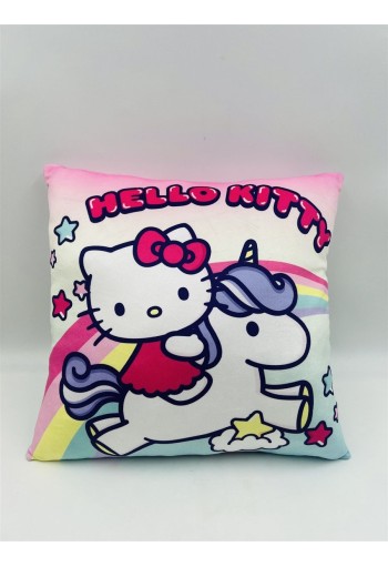 Βελούδινο Μαξιλάρι Sanrio Hello Kitty 602 38X38 Pink-Multi 100% Velboa Βελούδινο Μαξιλάρι Sanrio Hello Kitty 602 38X38 Pink-Multi 100% Velboa