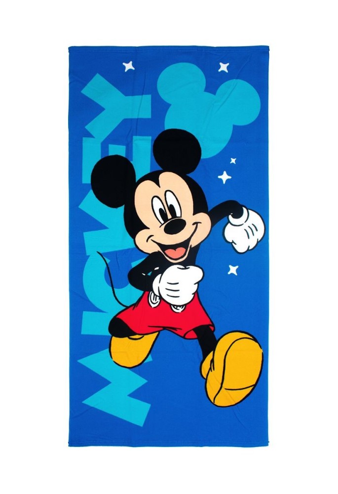 Πετσέτα Θαλάσσης Quick Dry Disney Home Mickey 540 70x140 Blue 100% Microfiber Πετσέτα Θαλάσσης Quick Dry Disney Home Mickey 540 70x140 Blue 100% Microfiber