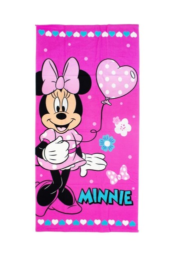 Πετσέτα Θαλάσσης Quick Dry Disney Home Minnie 335 70x140 Pink 100% Microfiber Πετσέτα Θαλάσσης Quick Dry Disney Home Minnie 335 70x140 Pink 100% Microfiber