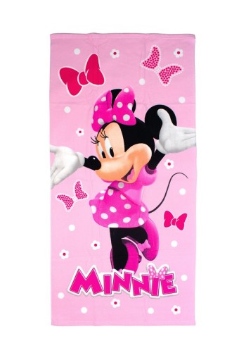 Πετσέτα Θαλάσσης Quick Dry Disney Home Minnie 542 70x140 Baby Pink 100% Microfiber Πετσέτα Θαλάσσης Quick Dry Disney Home Minnie 542 70x140 Baby Pink 100% Microfiber