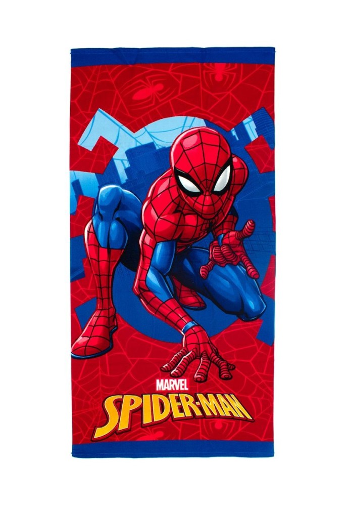 Πετσέτα Θαλάσσης Quick Dry Marvel Spider-Man 531 70x140 Red 100% Microfiber Πετσέτα Θαλάσσης Quick Dry Marvel Spider-Man 531 70x140 Red 100% Microfiber