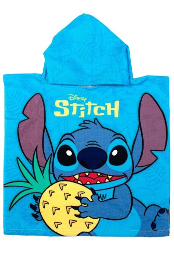Πόντσο Θαλάσσης Quick Dry Disney Home Lilo & Stitch 539 50x100 Sky Blue 100% Microfiber Πόντσο Θαλάσσης Quick Dry Disney Home Lilo & Stitch 539 50x100 Sky Blue 100% Microfiber