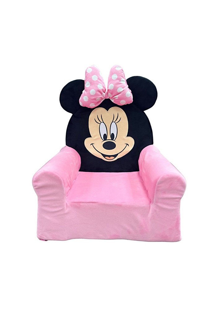 Πολυθρόνα Disney Home Minnie 49 34x47x48 Pink-Black 100% Velboa Πολυθρόνα Disney Home Minnie 49 34x47x48 Pink-Black 100% Velboa