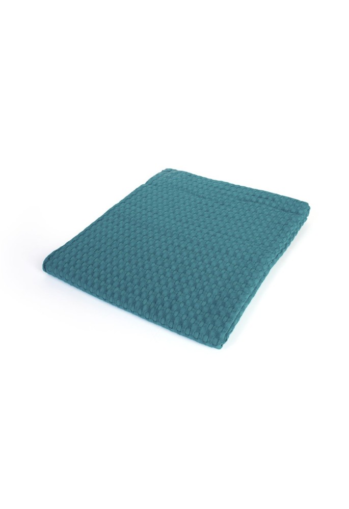 Κουβέρτα Πικέ bebe Μονόχρωμη 325 gr/m² 85x110 Petrol 100% Cotton Κουβέρτα Πικέ bebe Μονόχρωμη 325 gr/m² 85x110 Petrol 100% Cotton