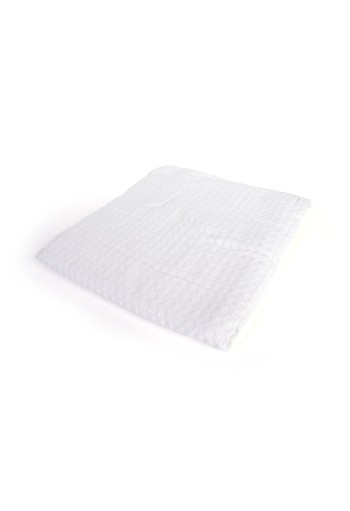 Κουβέρτα Πικέ bebe Μονόχρωμη 325 gr/m² 85x110 White 100% Cotton