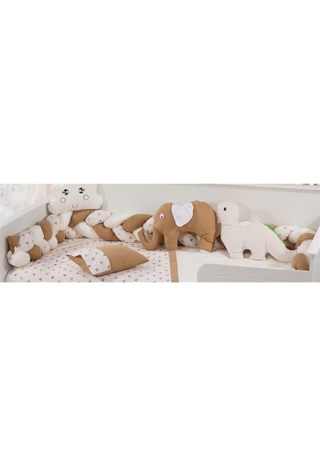 Πάντα Πλεξούδα bebe Τρίχρωμη 25 Μήκος 220 cm White-Golden Beige 65/35 Cott/Pol Πάντα Πλεξούδα bebe Τρίχρωμη 25 Μήκος 220 cm White-Golden Beige 65/35 Cott/Pol