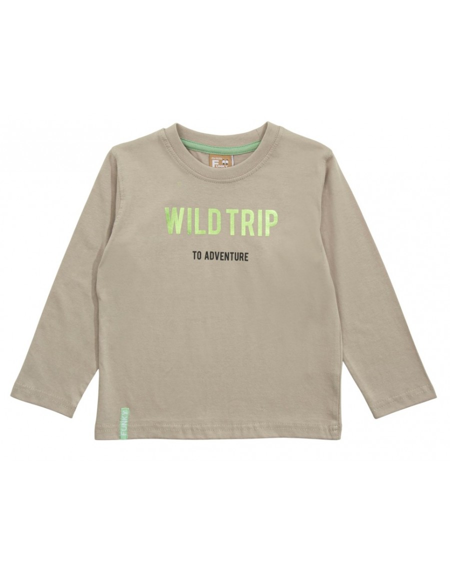 Funky Μπλούζα Wild Trip 123-306102-1 Μπεζ