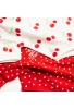 FUNKY Σετ 2 Τμχ Φορμάκια με Κοντό Μανίκι "Cherries" 126-060122-1 Εκρού/Φωτεινό Κόκκινο