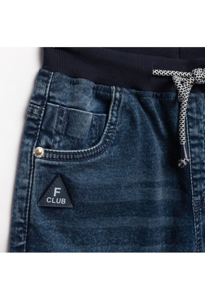 FUNKY Σετ Μπλούζα με Κοντό Μανίκι και Βερμούδα Τζιν "Silent Mode" 126-102105-1 Μπλε FUNKY Σετ Μπλούζα με Κοντό Μανίκι και Βερμούδα Τζιν "Silent Mode" 126-102105-1 Μπλε