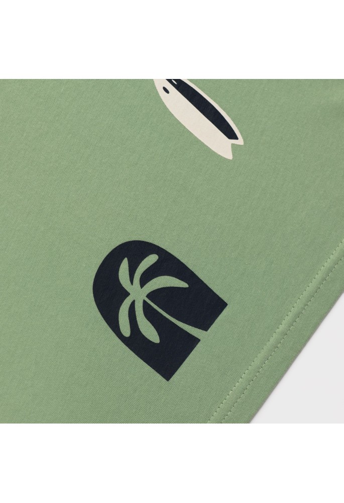 FUNKY Μπλούζα Κοντό Μανίκι Surf 126-105112-1 GRASS ALLOVER FUNKY Μπλούζα Κοντό Μανίκι Surf 126-105112-1 GRASS ALLOVER